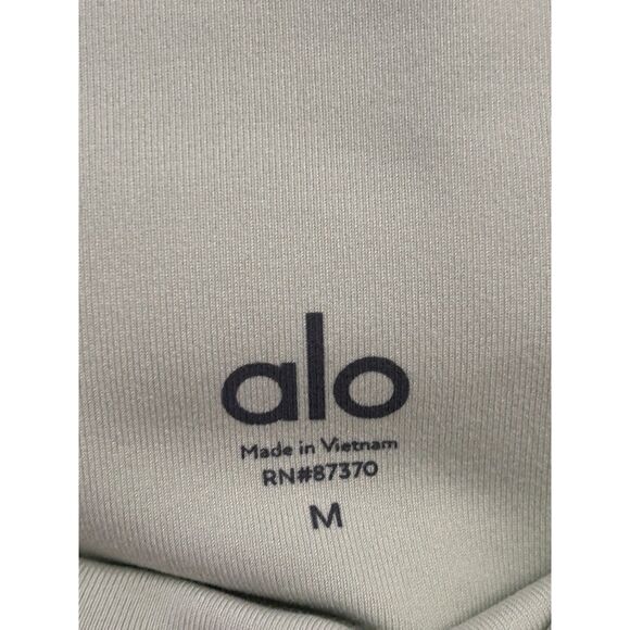 Alo Yoga HIGH-WAIST AIRBRUSH LEGGING Iced Green Tea Medium NWT - Picture 5 of 7